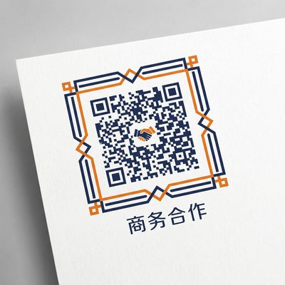 黄色仓库商务二维码